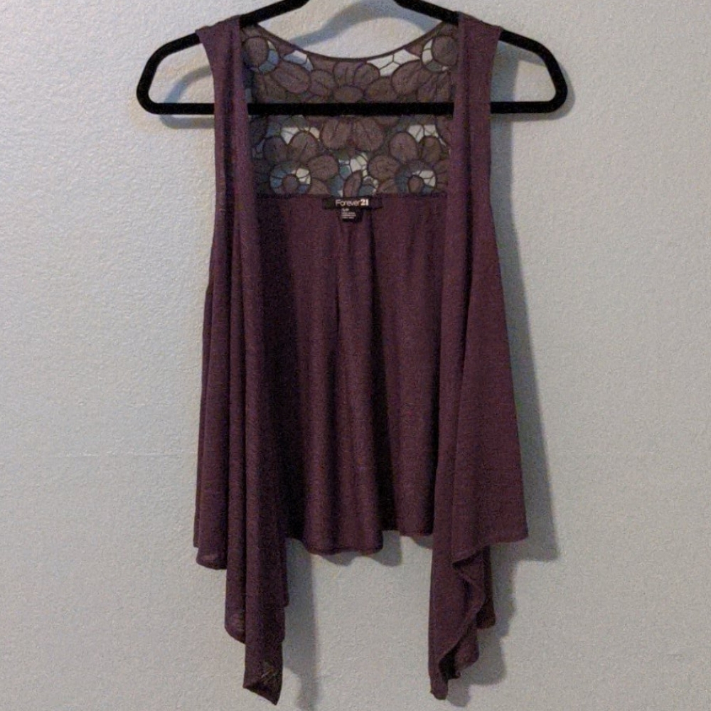 Gray floral Sweater